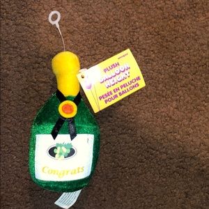 Plush Champagne Bottle Balloon Weight Pack of 6